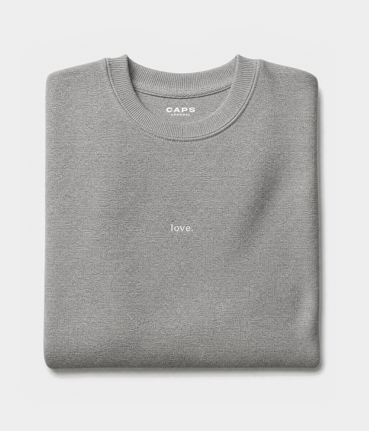 LOVE SWEATER.-CAPS