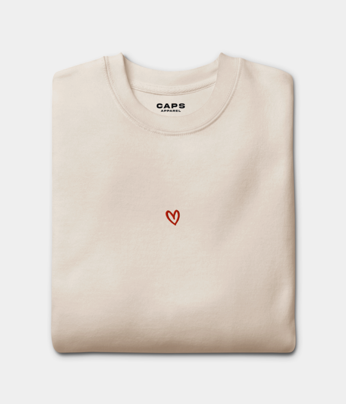 DRAWN HEART TEE.
