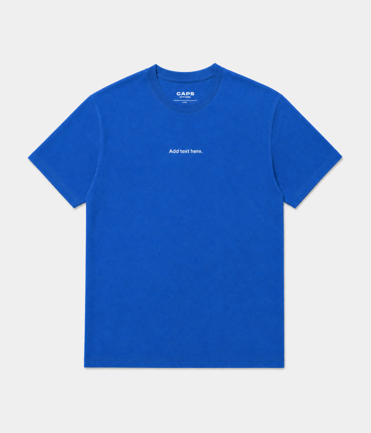 CUSTOM TEE.-CAPS