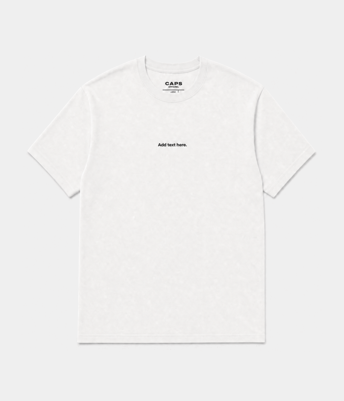 CUSTOM TEE.-CAPS
