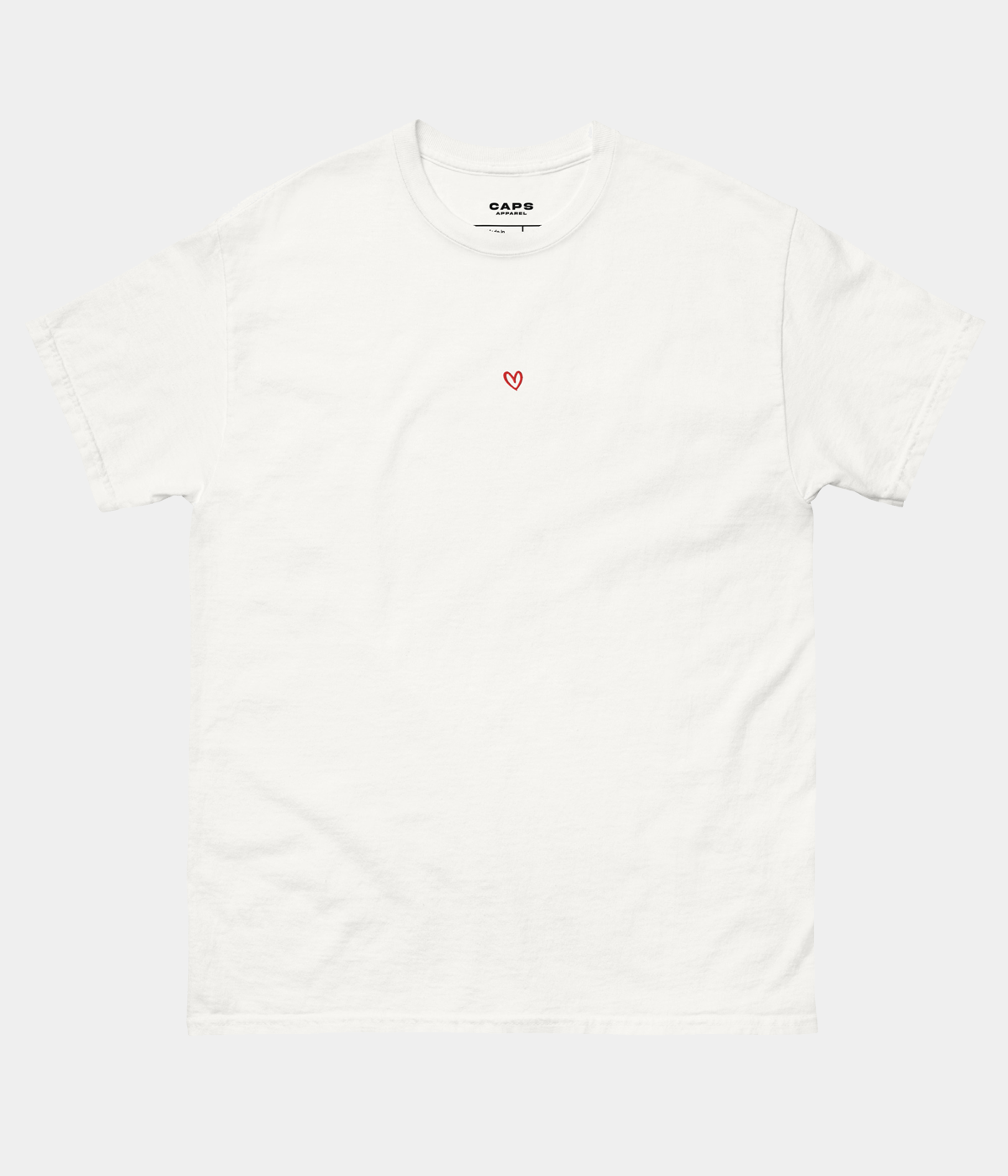 DRAWN HEART TEE.