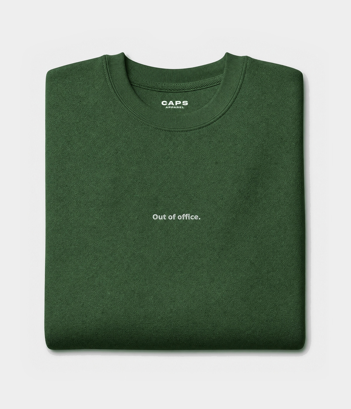 OUT OF OFFICE SWEATER.-CAPS
