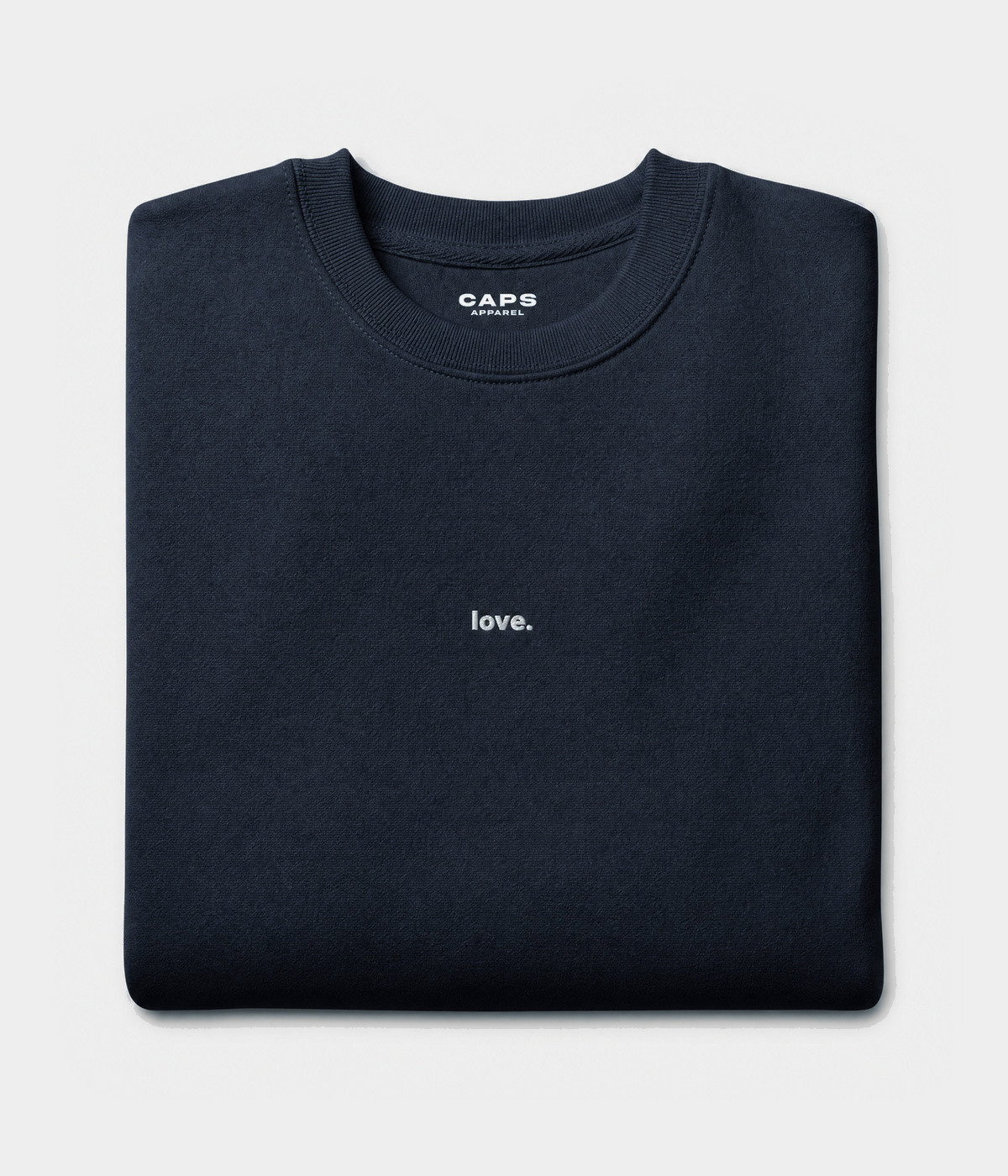 LOVE SWEATER.-CAPS