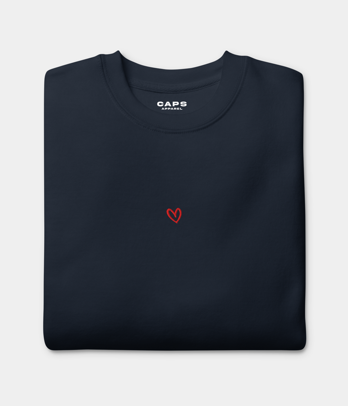 DRAWN HEART SWEATER.