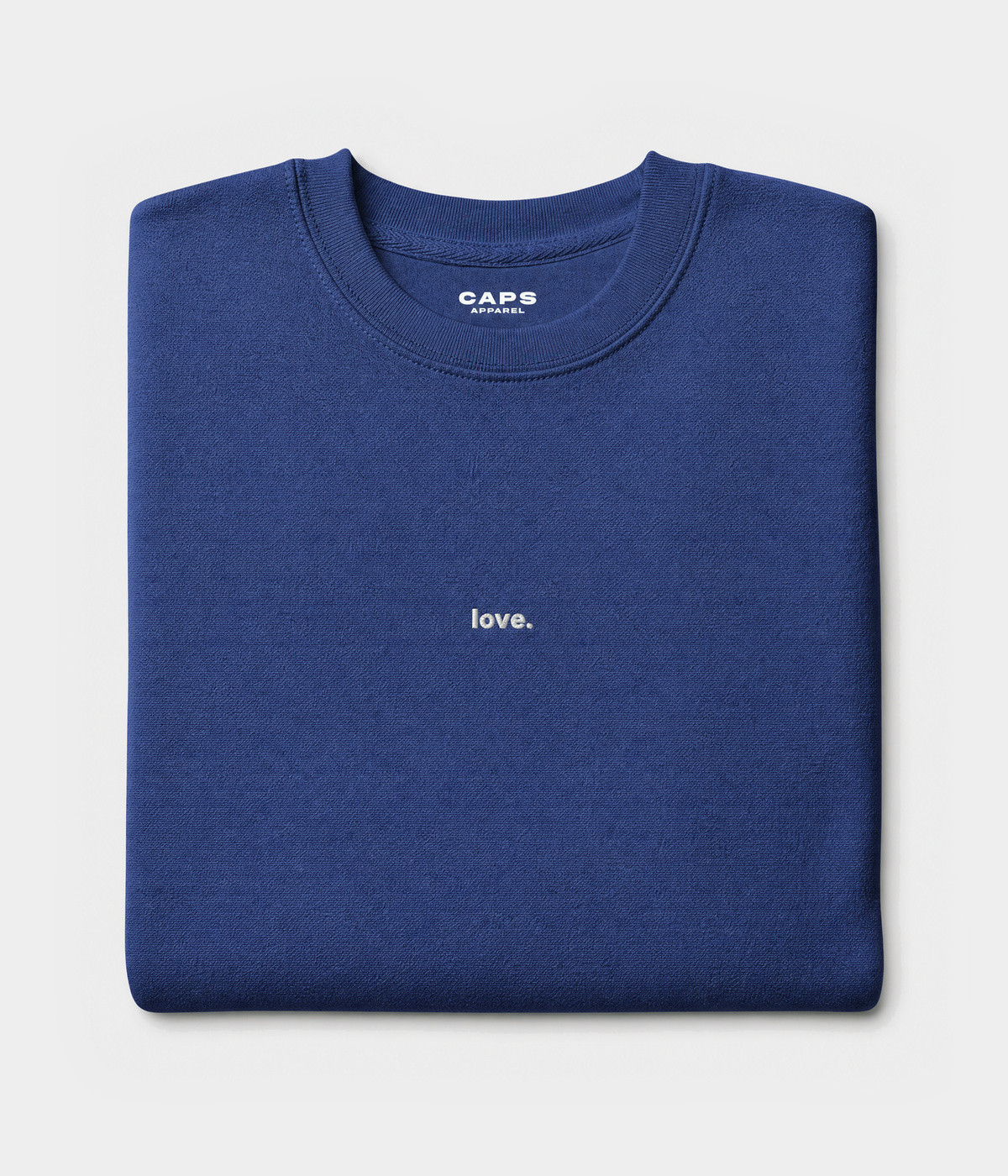 LOVE SWEATER.-CAPS