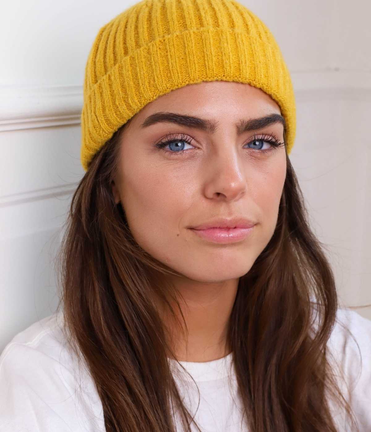 WOOL FISHERMAN BEANIE.