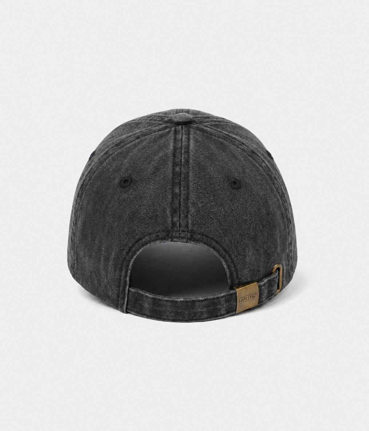 WASHED WHATEVER. black washed cap back