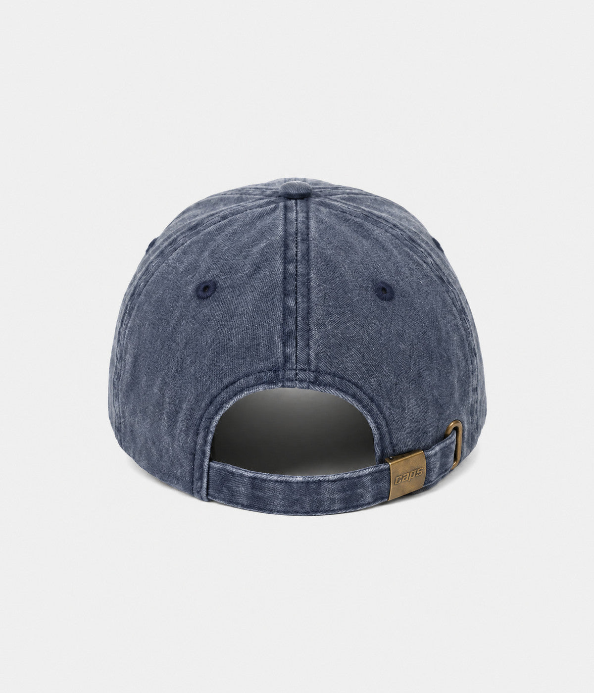 WASHED WHATEVER. navy washed cap back