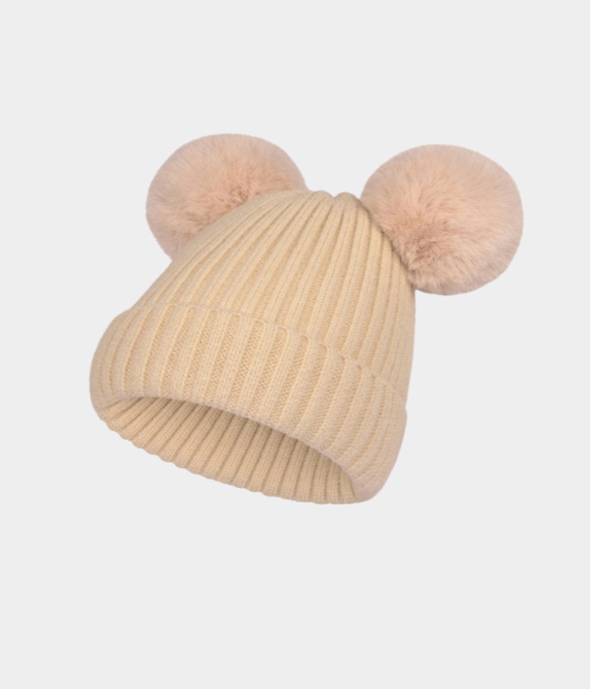 GORRO DOBLE POMPÓN.