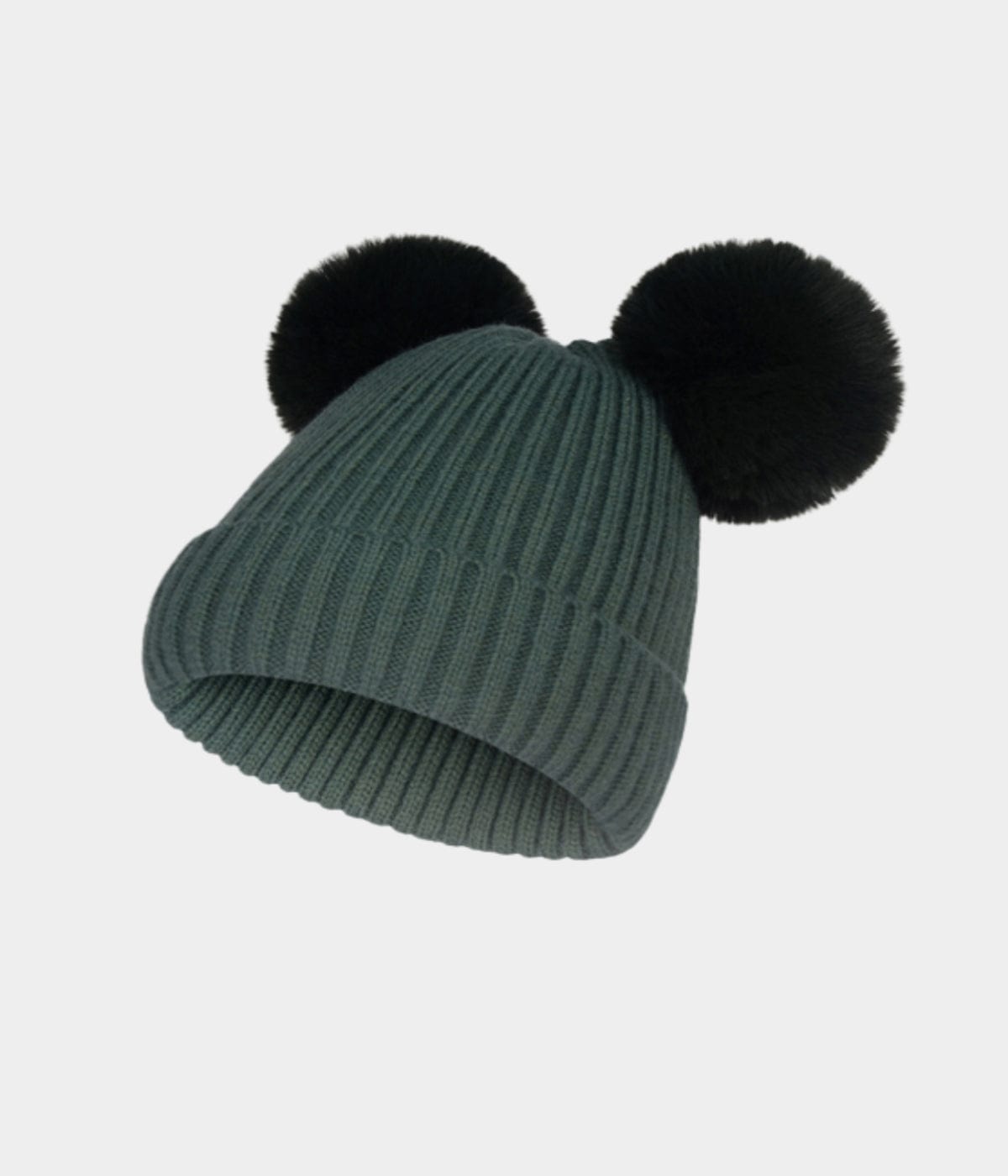 GORRO DOBLE POMPÓN.