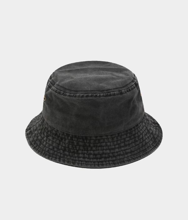 Washed Bucket. Black