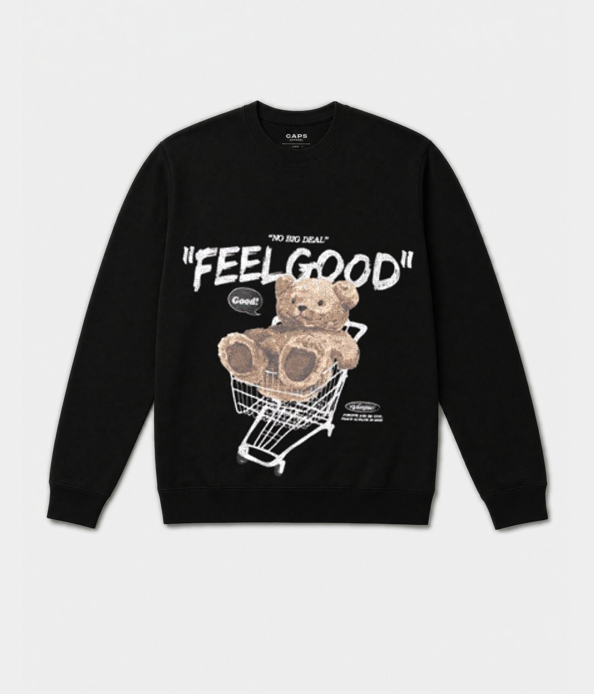 TEDDY SWEATER.-CAPS