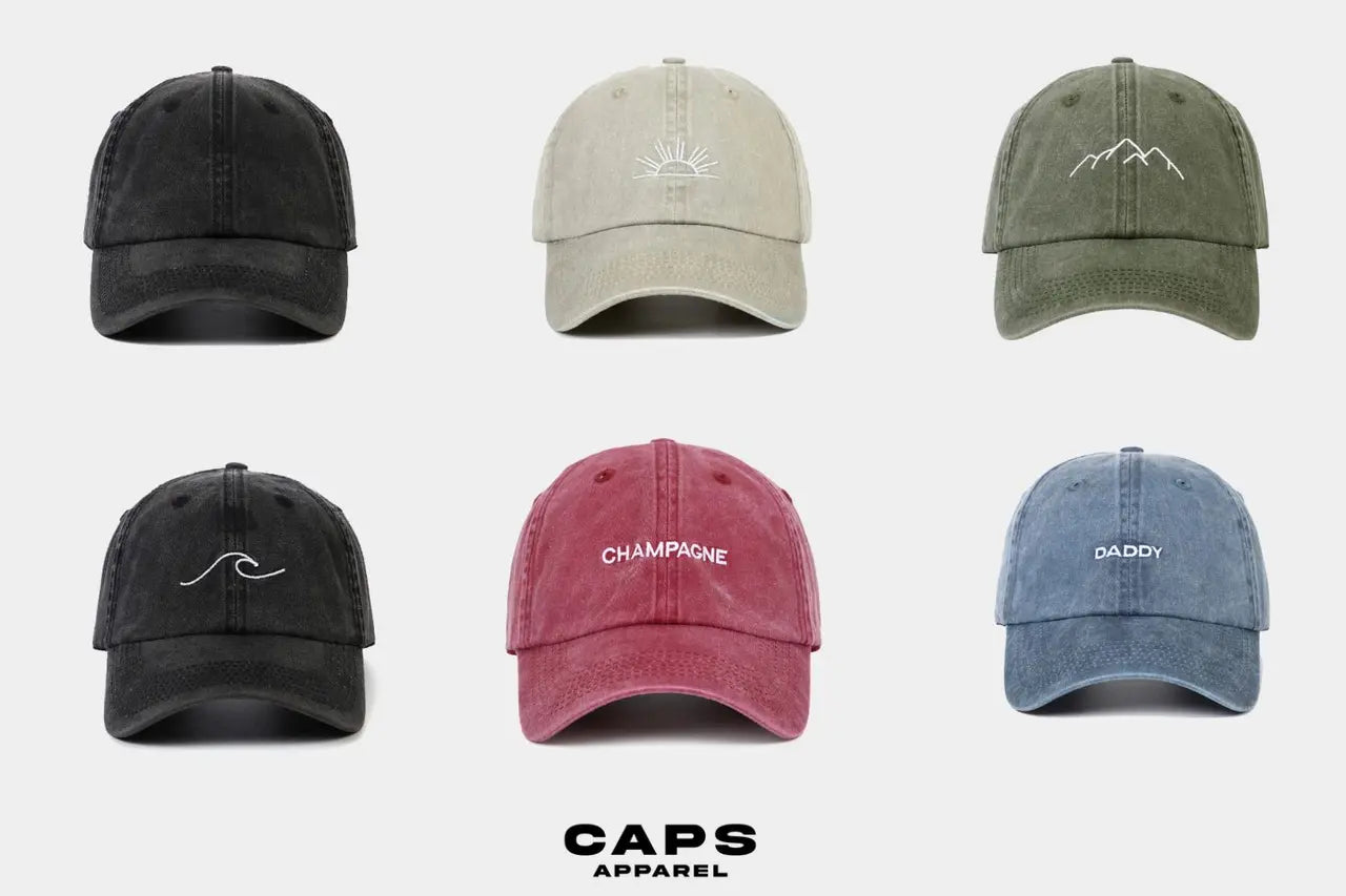 Washed caps