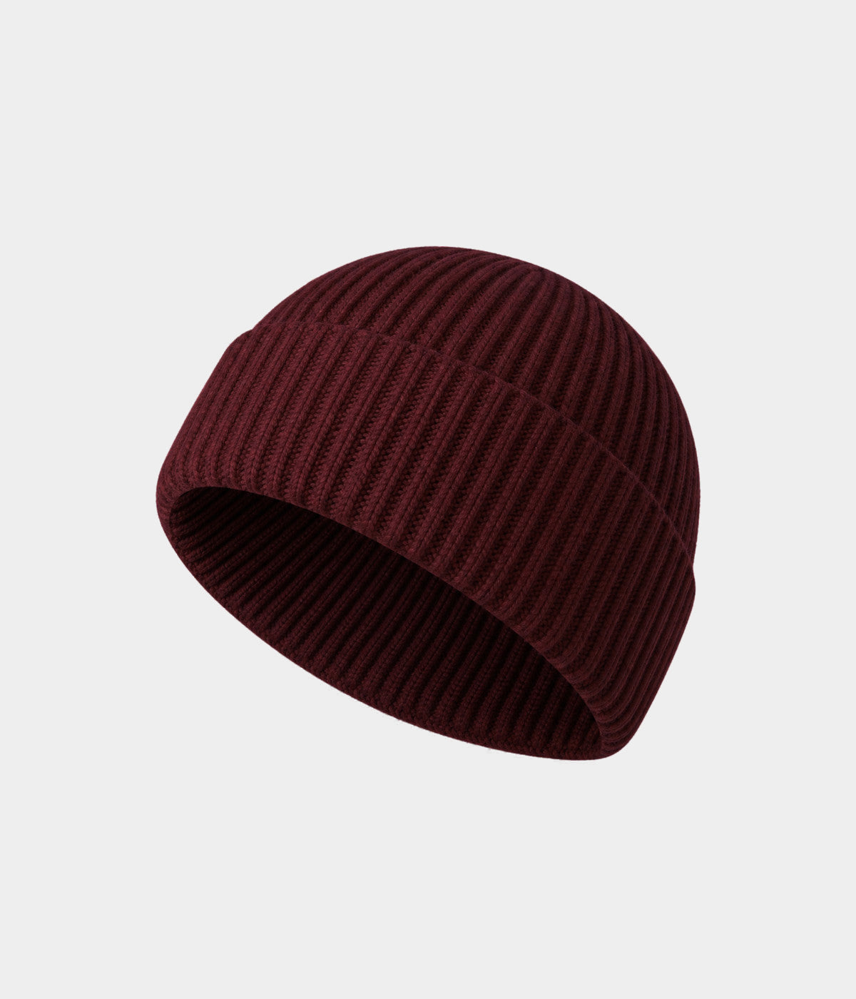 FISHERMAN BEANIE DARK RED