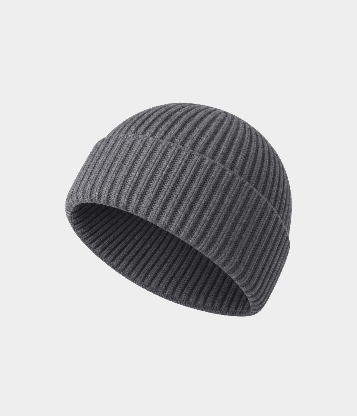 FISHERMAN BEANIE LIGHT GRAY