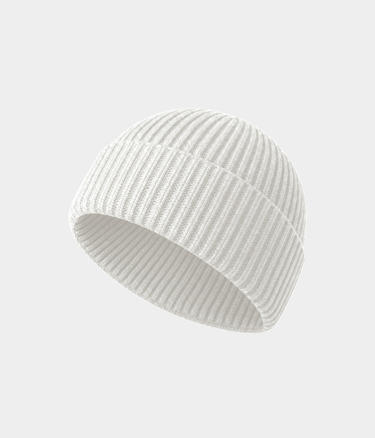 FISHERMAN BEANIE WHITE
