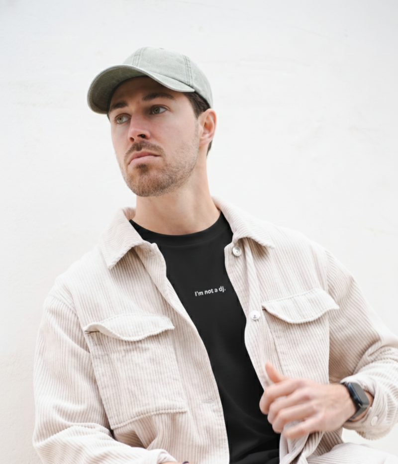 NOT A DJ T-SHIRT.