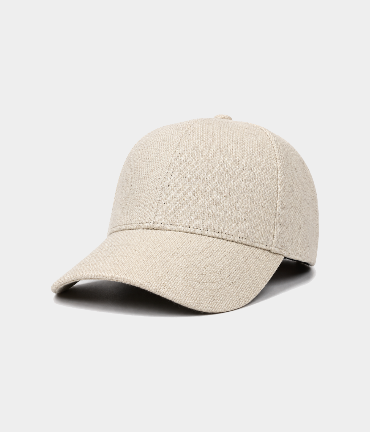 LINEN VARSITY CAP.