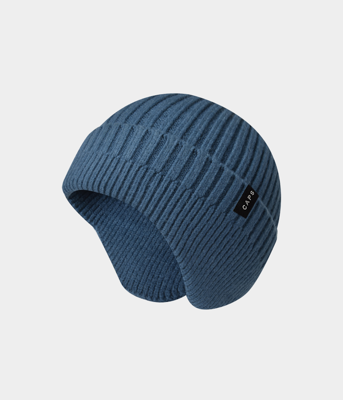 LOGO CABLE EARMUFF BEANIE.-CAPS