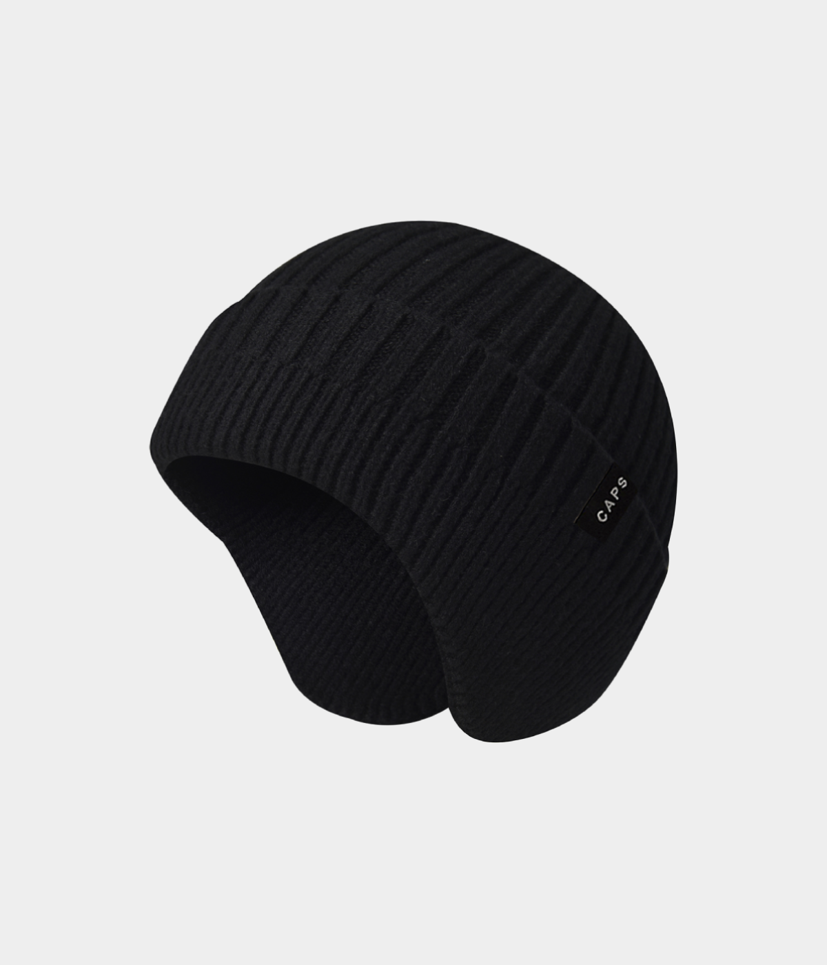 LOGO CABLE EARMUFF BEANIE.-CAPS