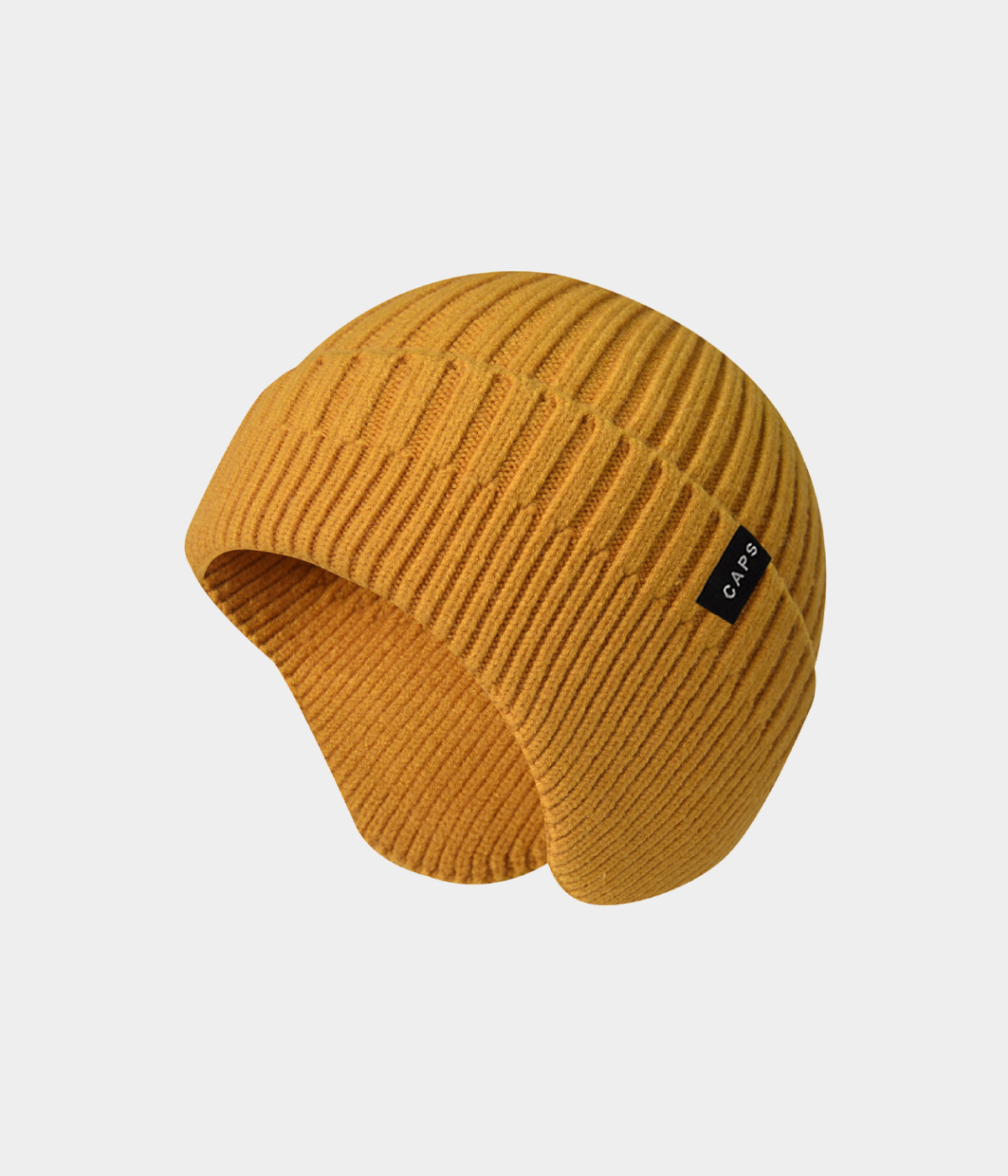 LOGO CABLE EARMUFF BEANIE.-CAPS