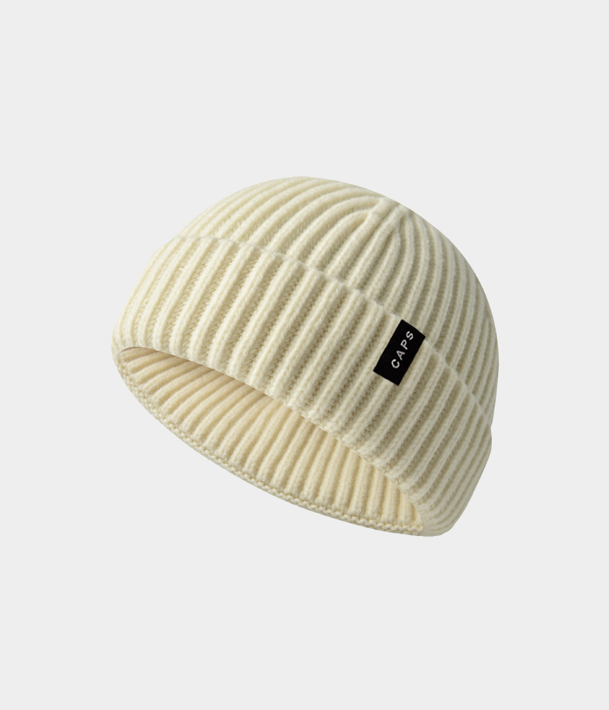 LOGO FISHERMAN BEANIE - 100% MERINO.