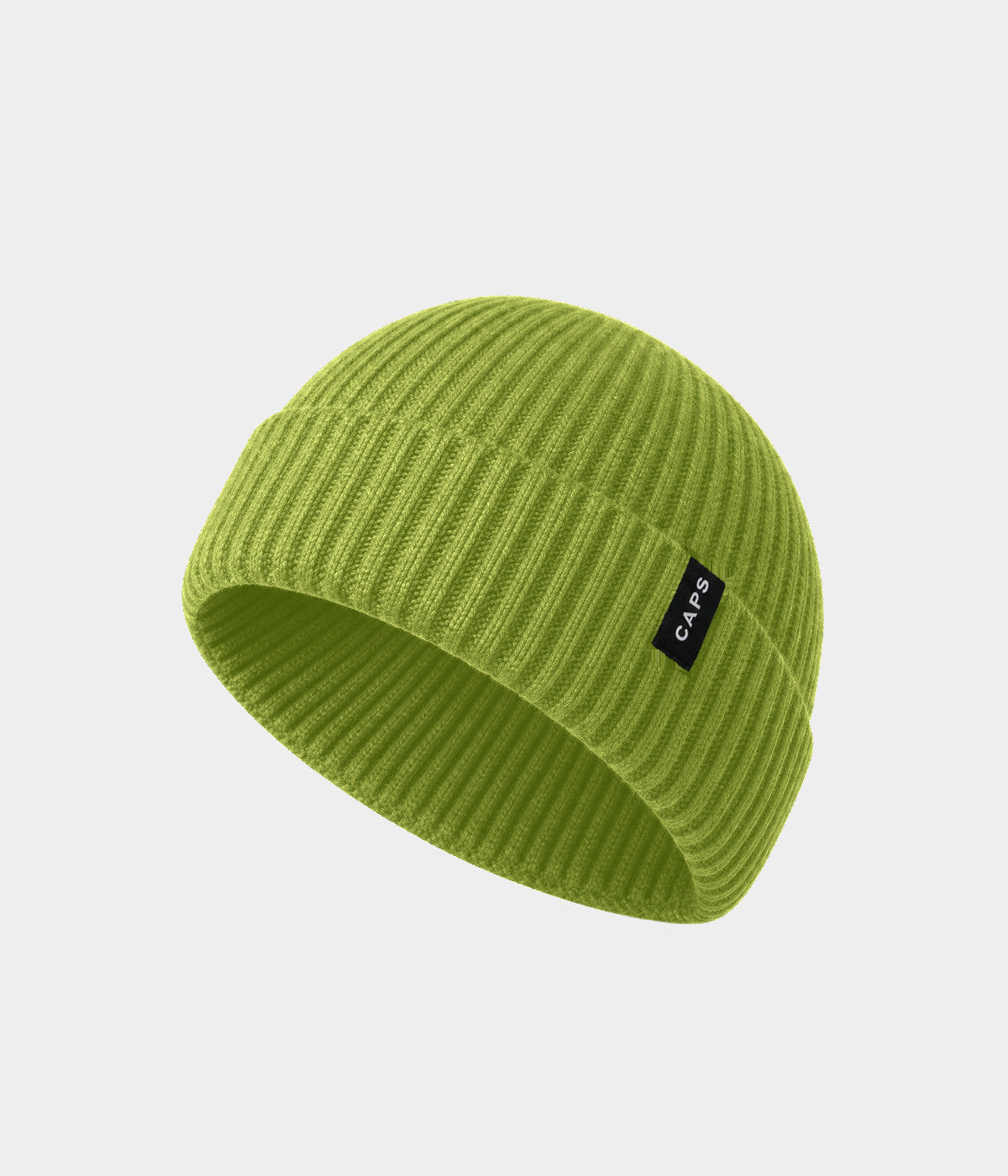 LOGO FISHERMAN BEANIE ACID GREEN