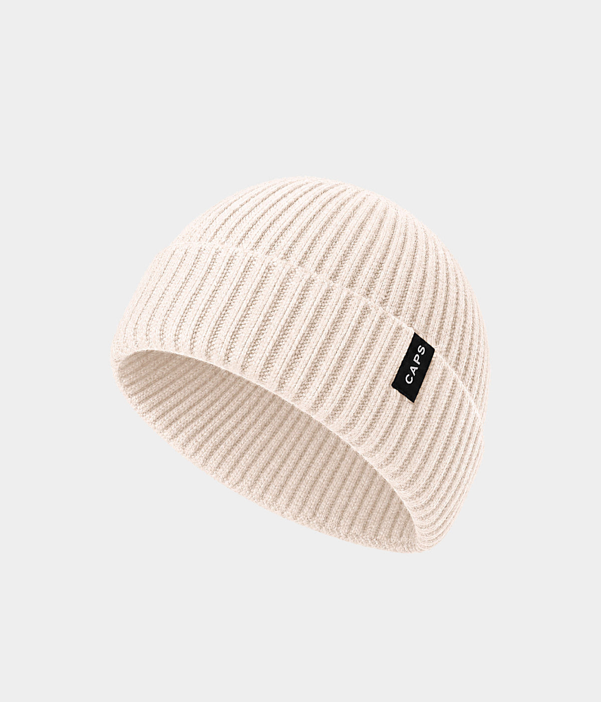 LOGO FISHERMAN BEANIE BEIGE