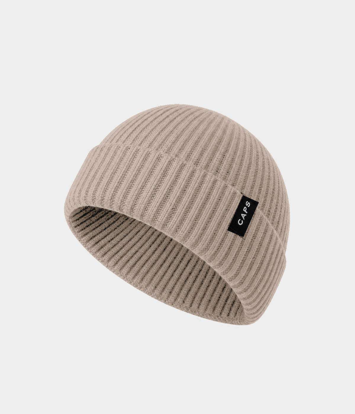LOGO FISHERMAN BEANIE KHAKI