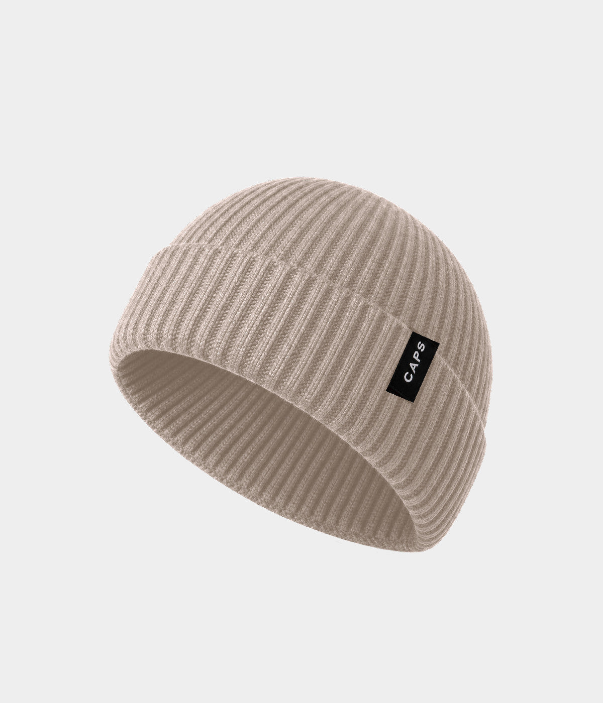 LOGO FISHERMAN BEANIE KHAKI