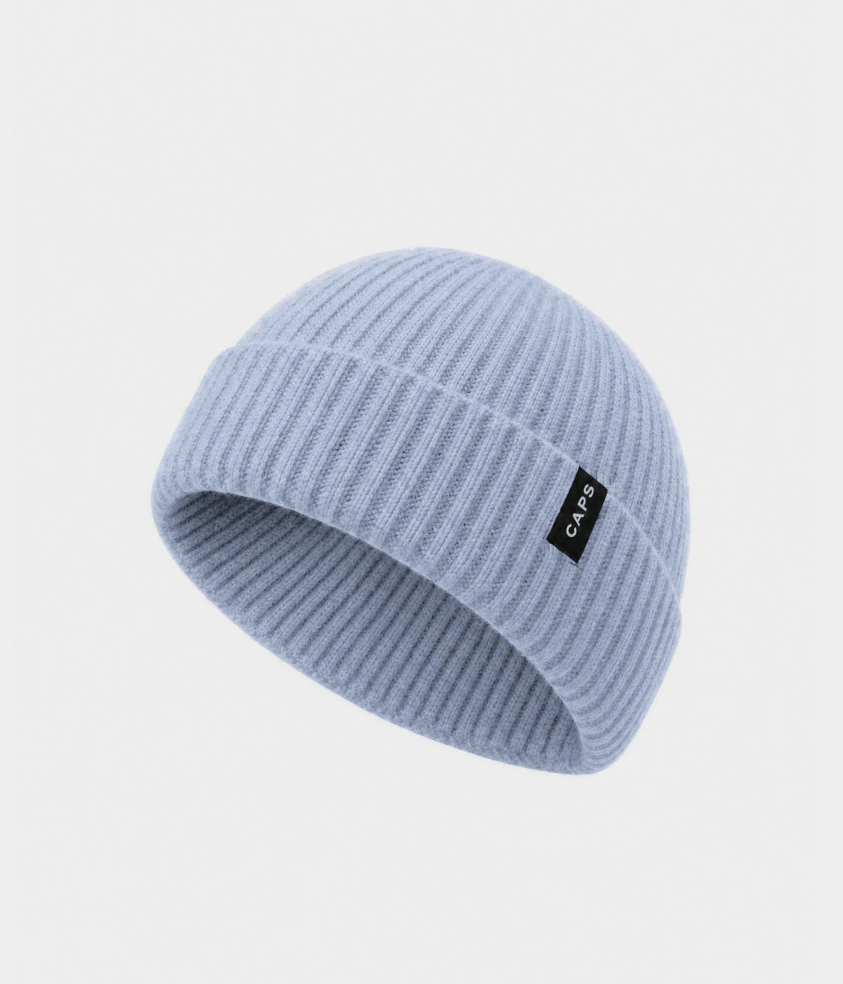 LOGO FISHERMAN BEANIE LIGHT BLUE