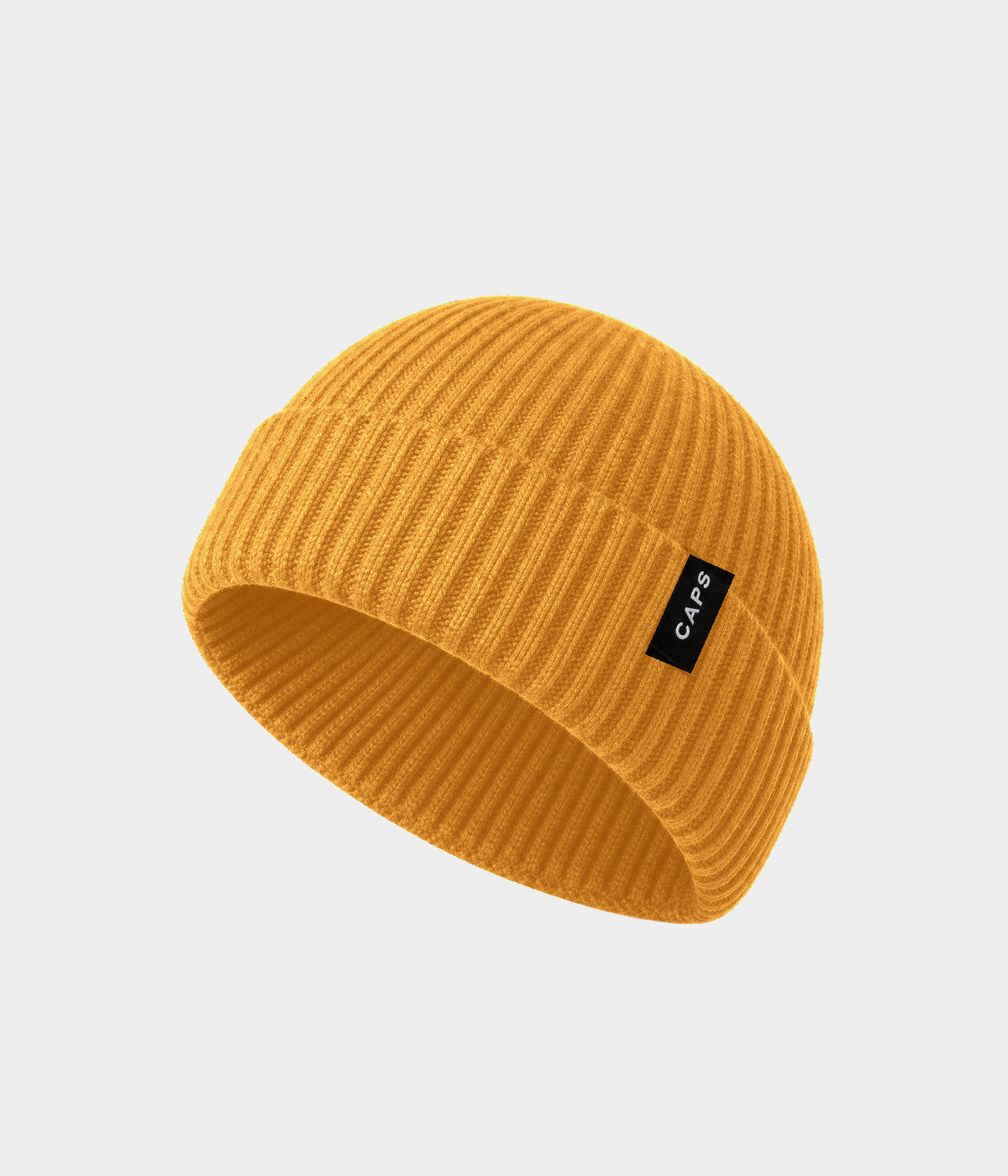 LOGO FISHERMAN BEANIE YELLOW
