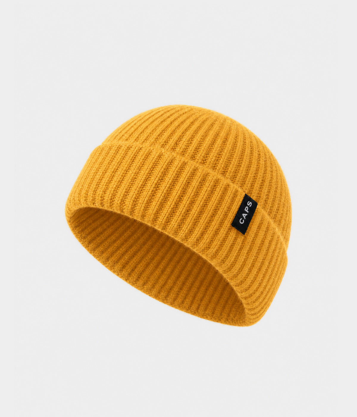 LOGO FISHERMAN BEANIE YELLOW
