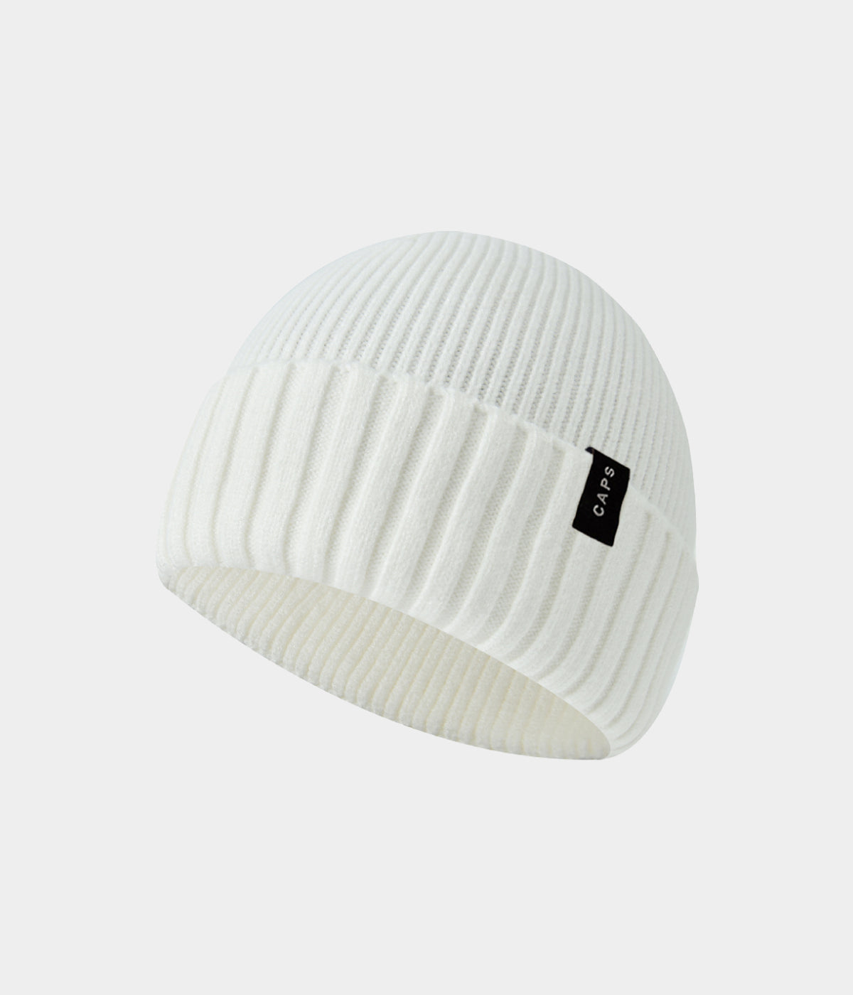 LOGO RIBBED BEANIE.