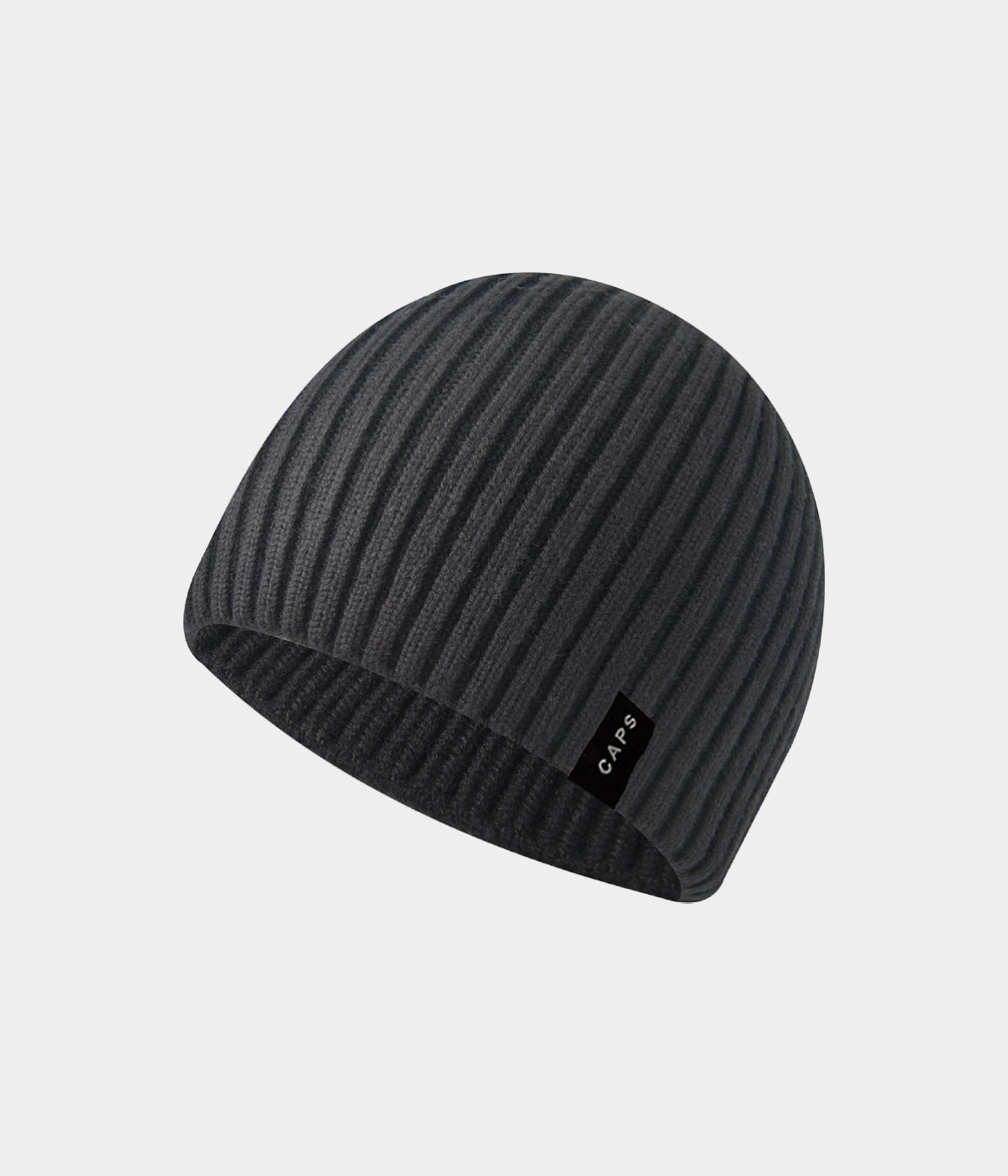 LOGO RIB KNIT BEANIE.