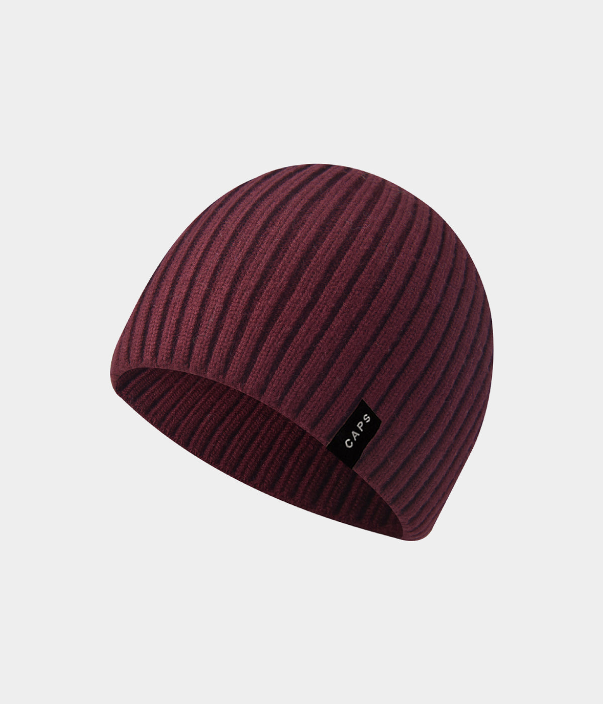 LOGO RIB KNIT BEANIE.