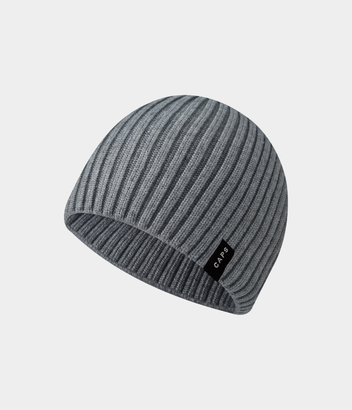 LOGO RIB KNIT BEANIE.