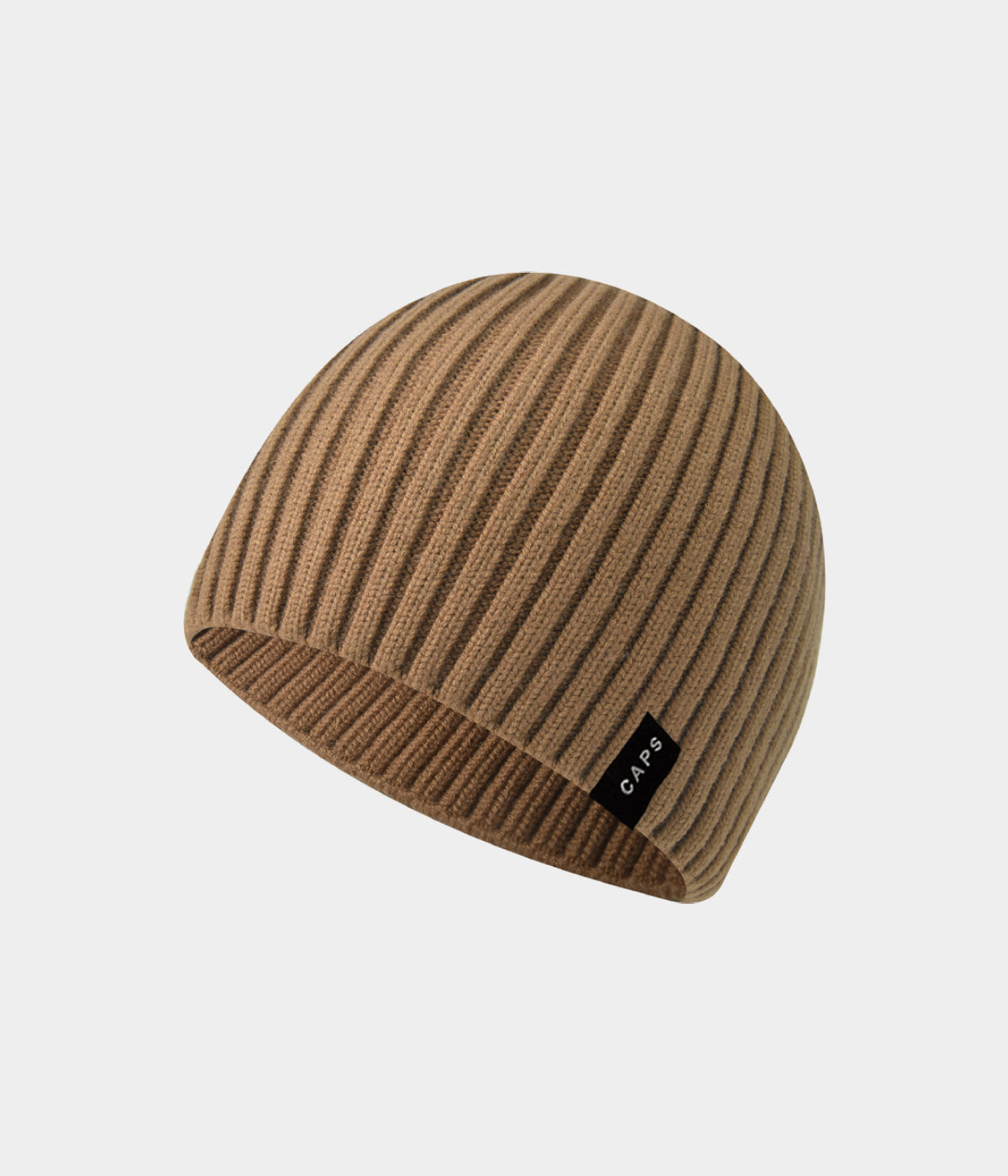 LOGO RIB KNIT BEANIE.