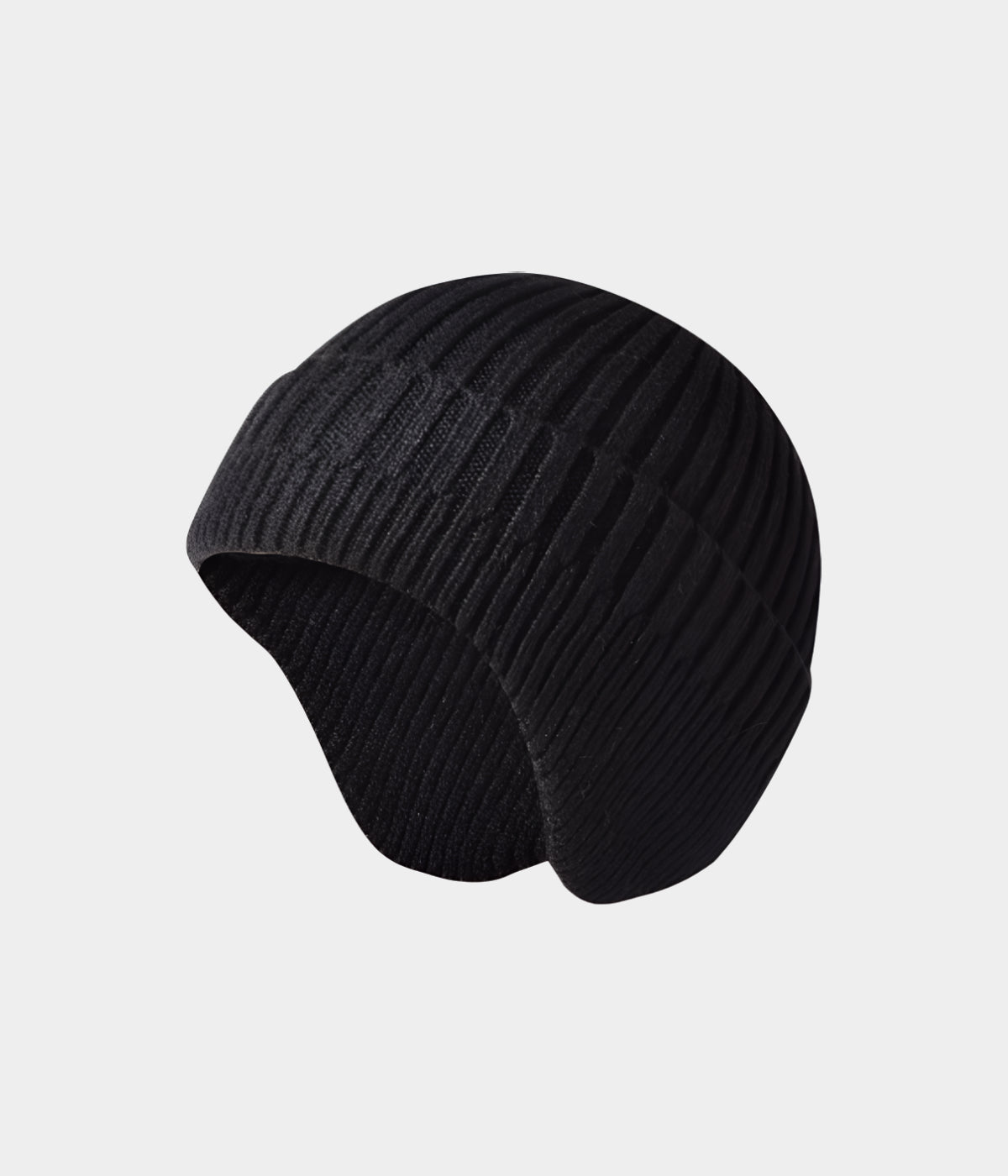 CABLE EARMUFF BEANIE.