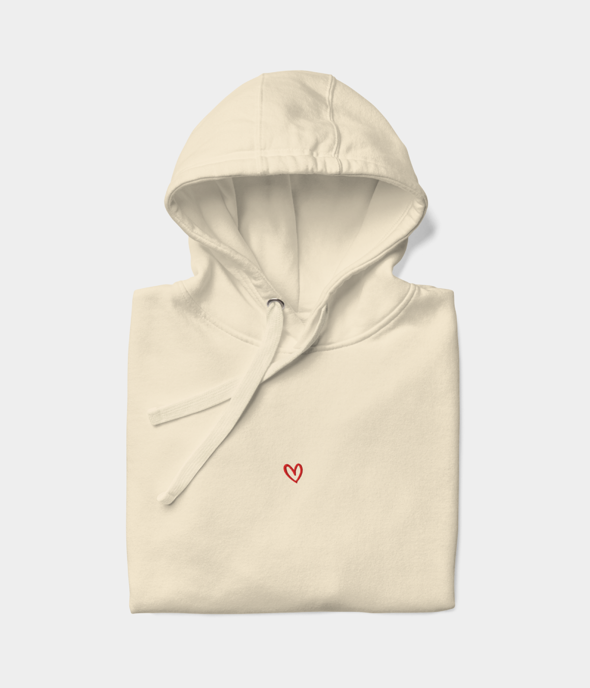 GEZEICHNETER HERZ-HOODIE.
