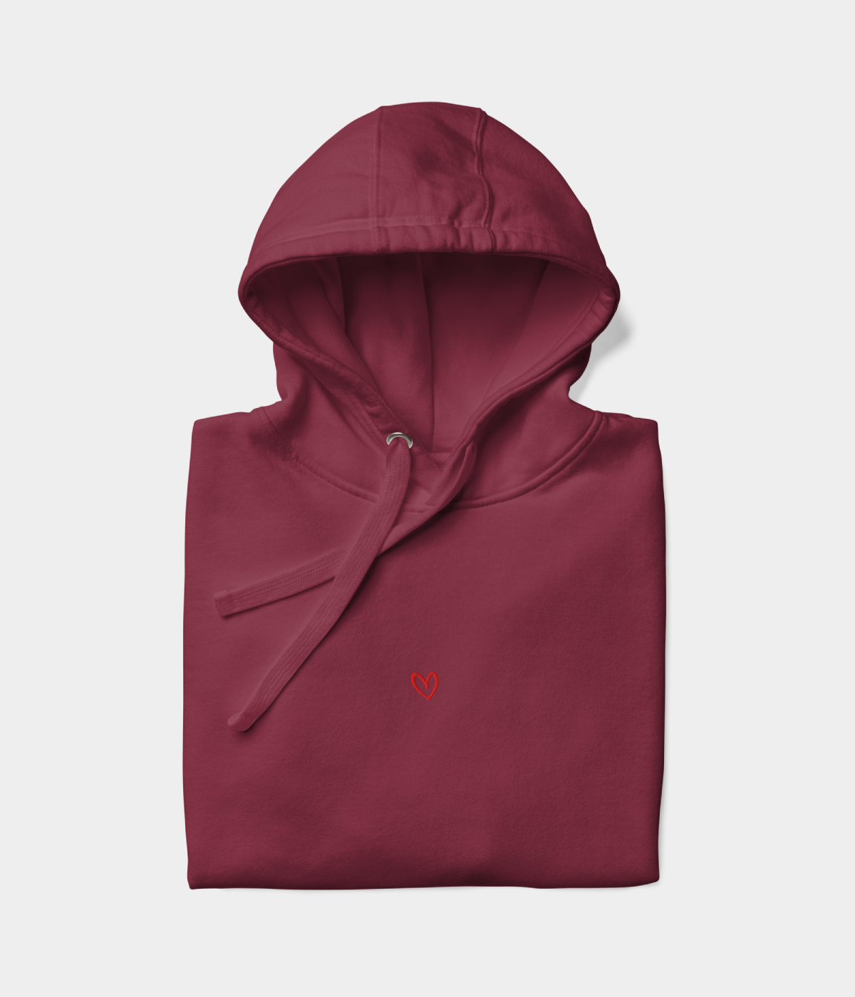 GEZEICHNETER HERZ-HOODIE.