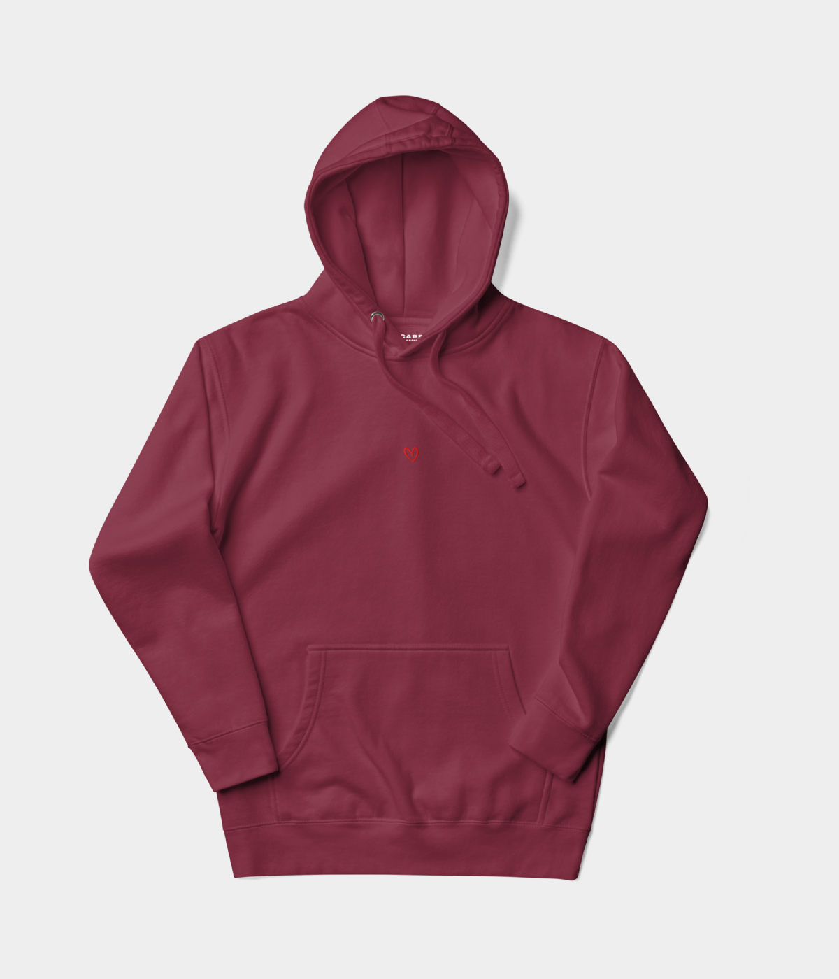 GEZEICHNETER HERZ-HOODIE.