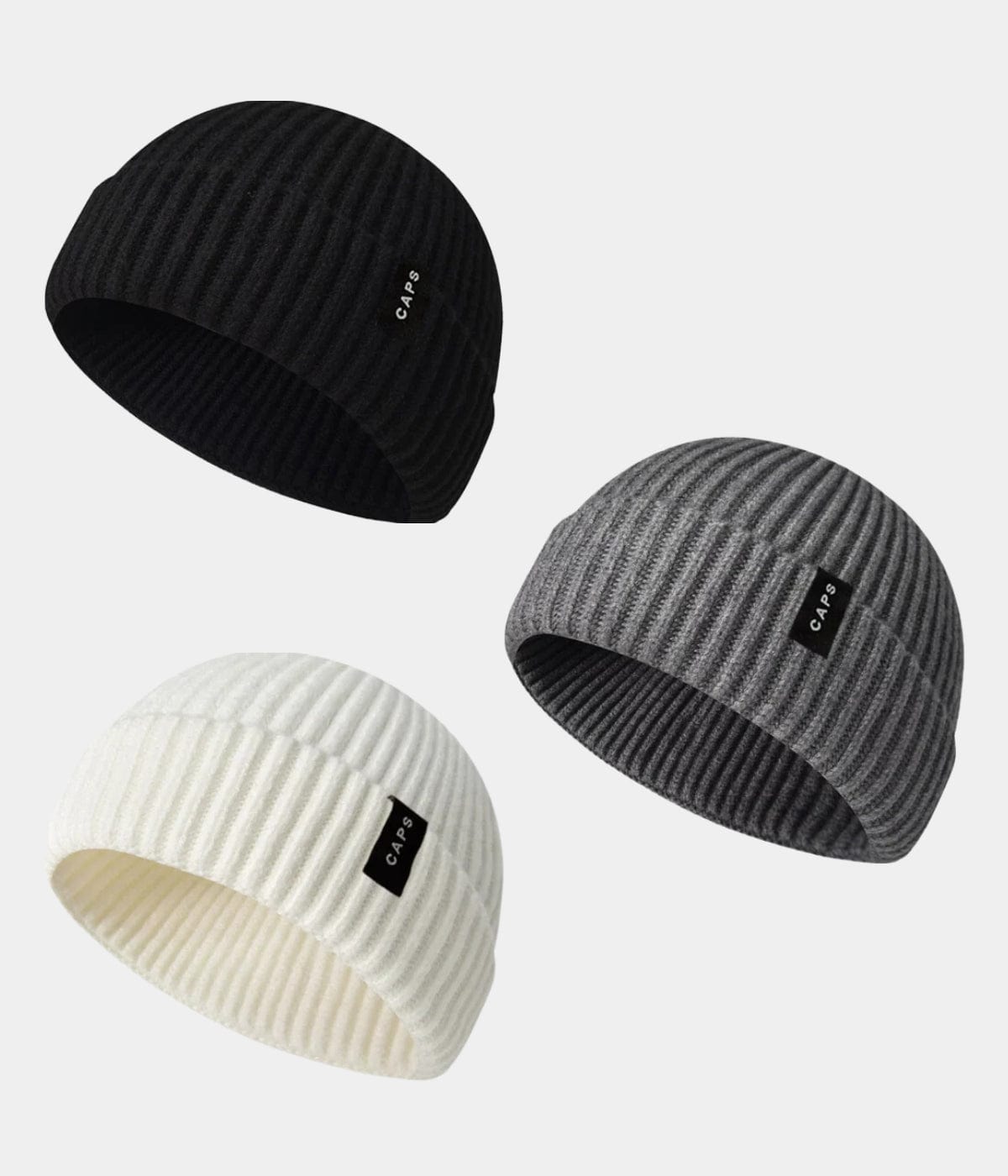 LOGO FISHERMAN BEANIE 3-PACK 2.0.