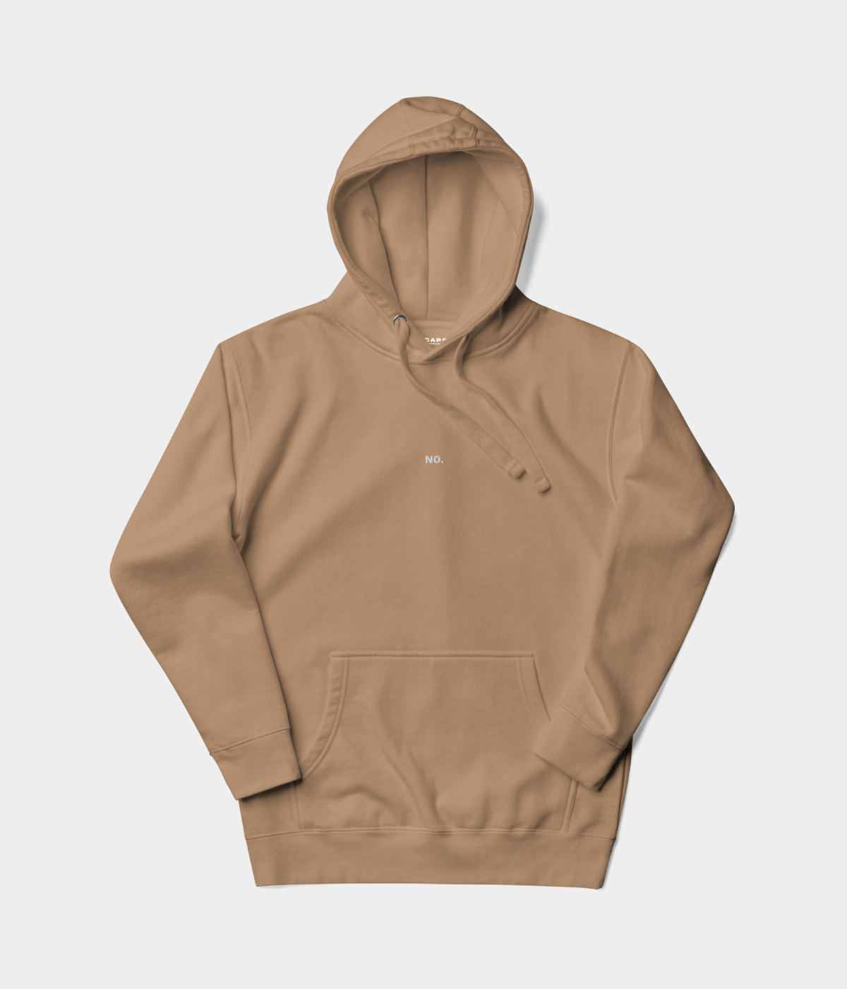 NO HOODIE.