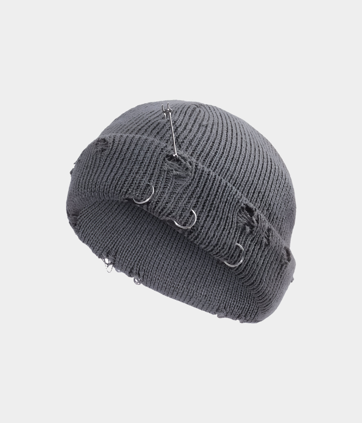 PIERCED FISHERMAN BEANIE.