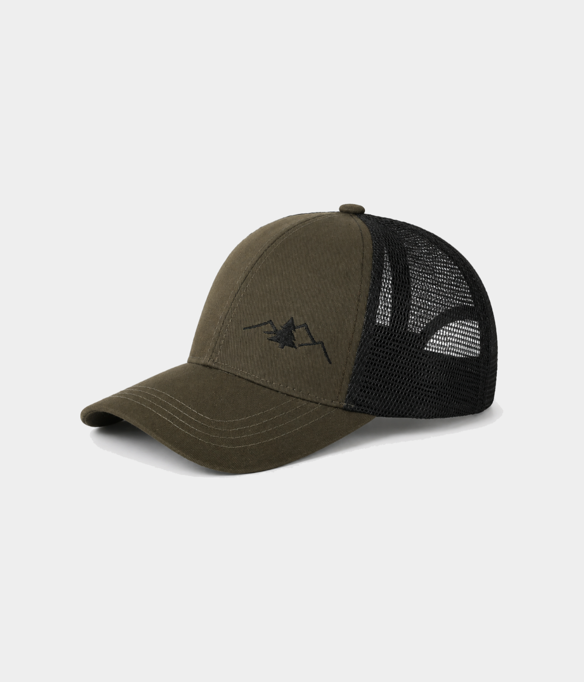 PATCHWORK TREE TRUCKER.