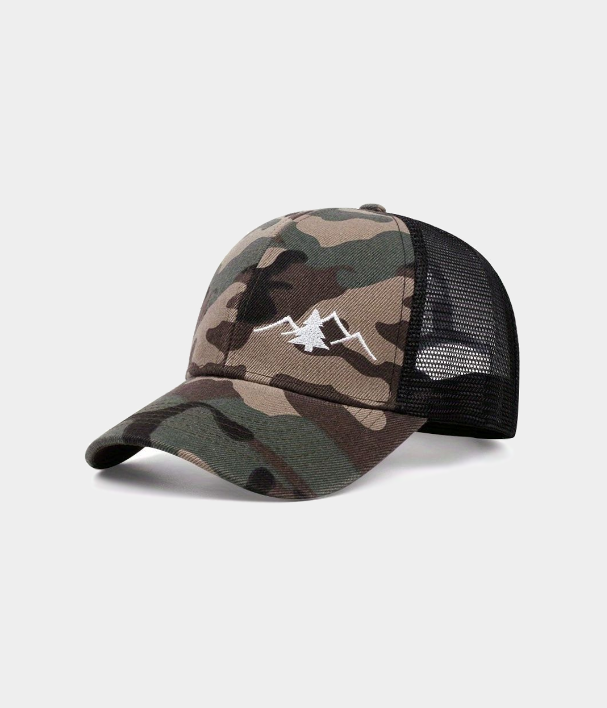 PATCHWORK TREE TRUCKER.