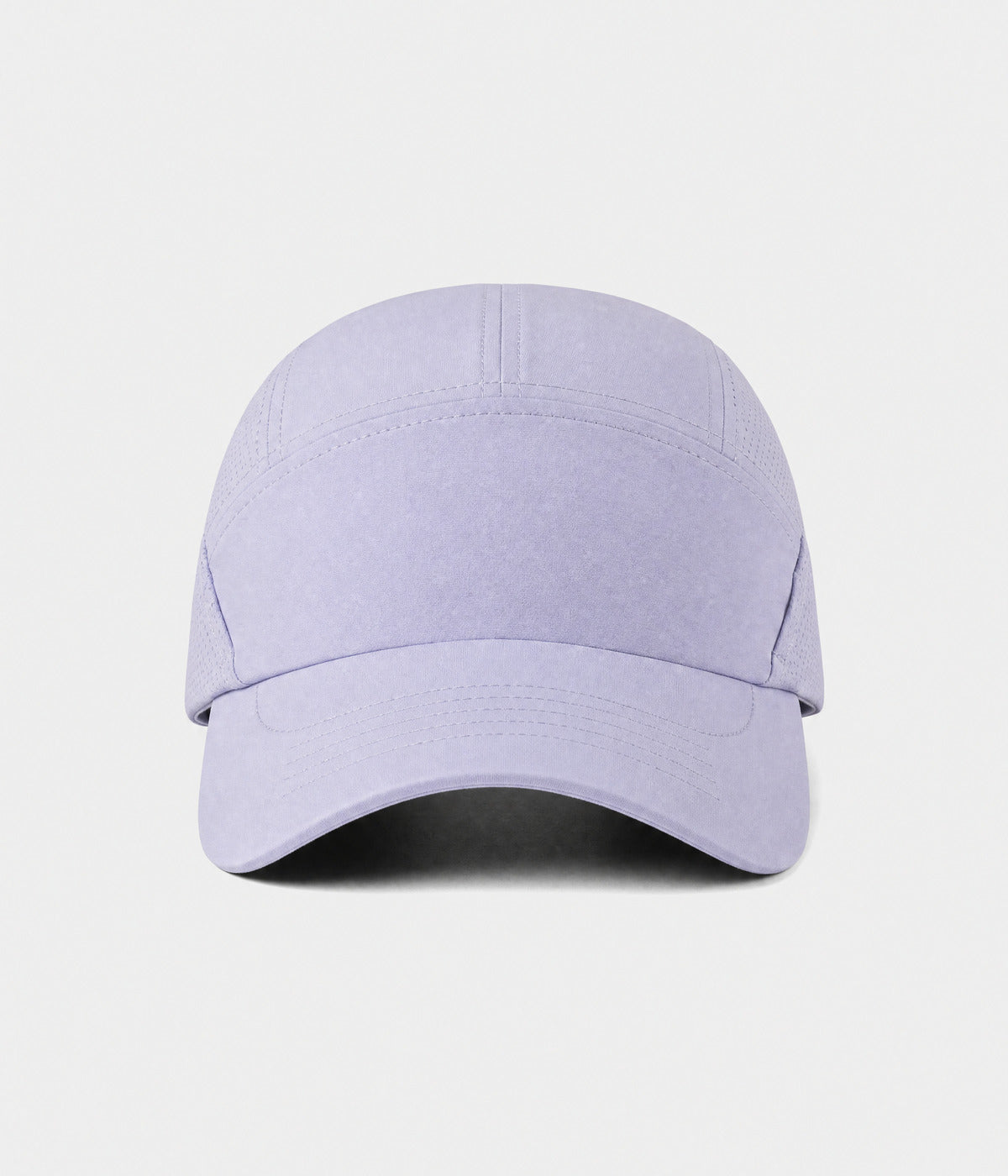 QUICK DRY KEEPER. quick-dry polyester running cap in lilac, front view