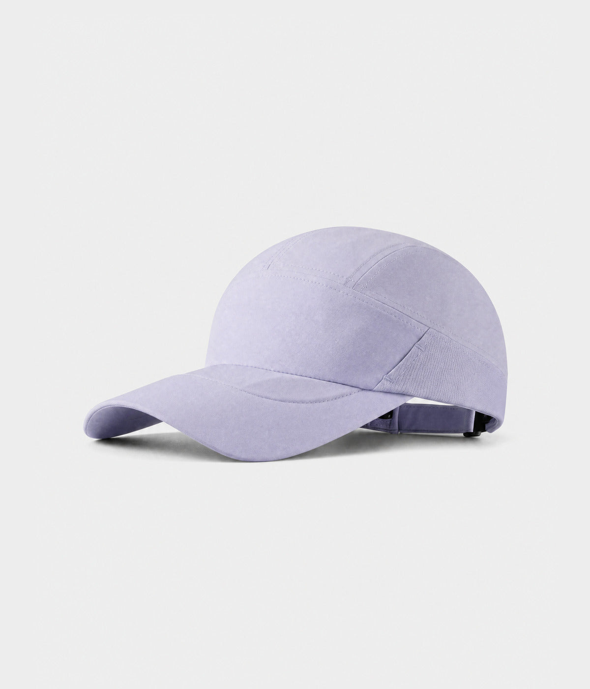 QUICK DRY KEEPER. quick-dry polyester running cap in lilac, side view