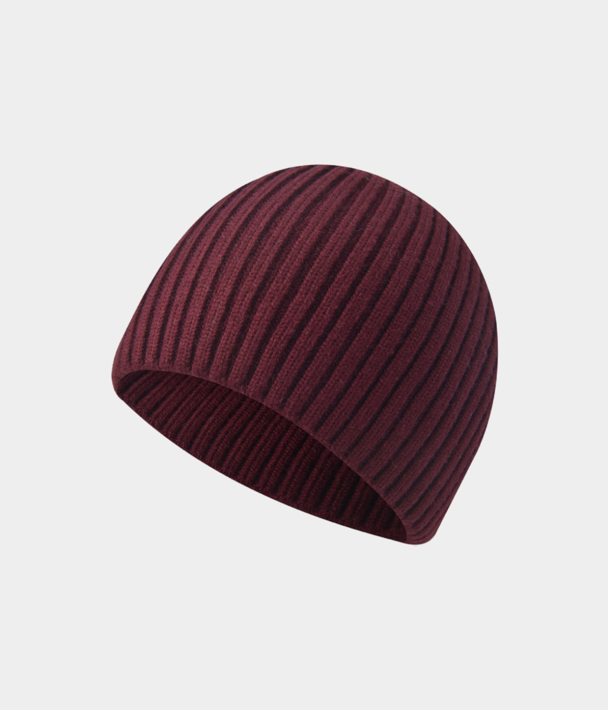 RIB KNIT BEANIE.